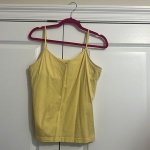 Lilly Pulitzer yellow cami xl white label
